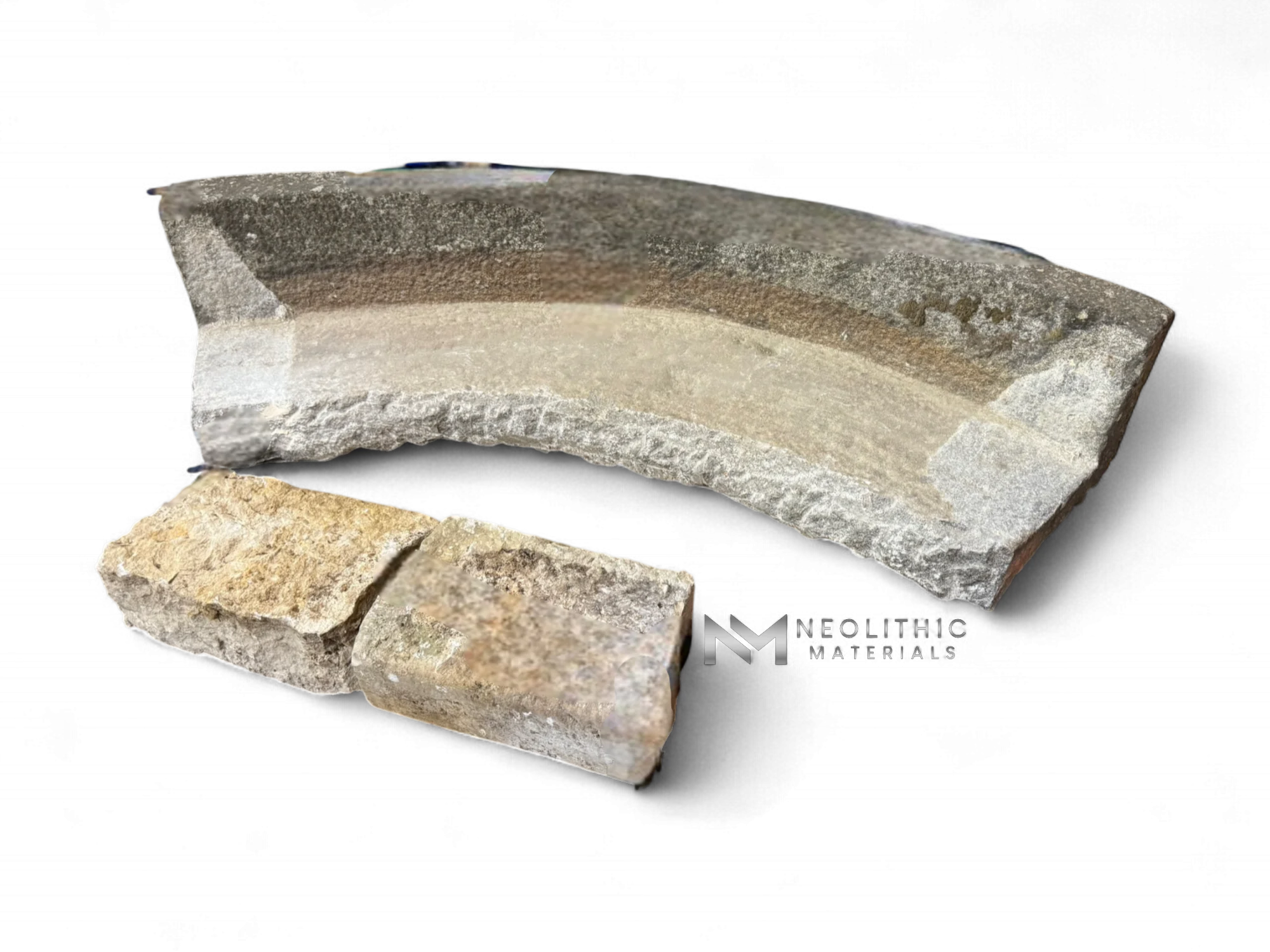 French Antique Granite Stone Mill used as Bench - Image 5